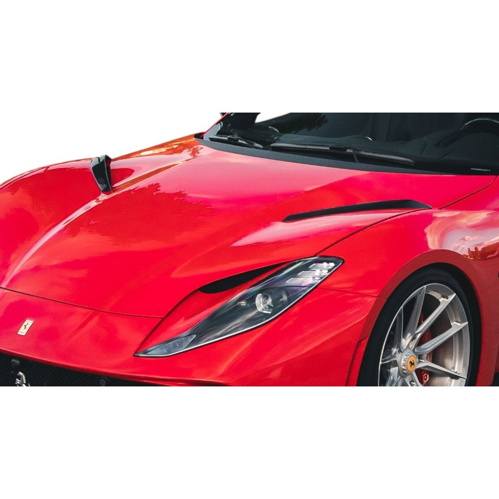 NOVITEC F6 812 51 Insert for Air-Outlet Engine Bonnet N-Largo, Visible Carbon for FERRARI 812 Superfast / GTS 2017-2024 Photo-1