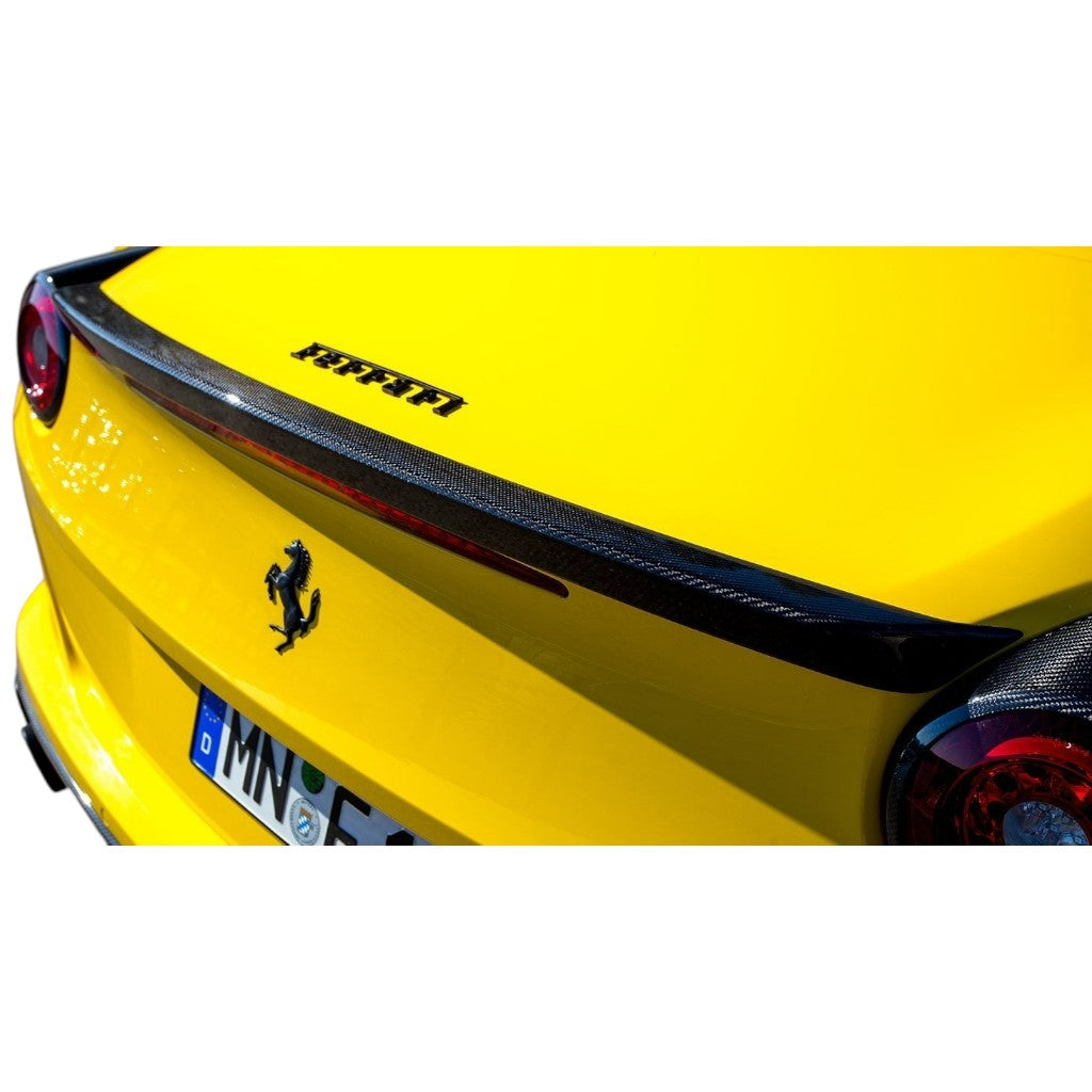 NOVITEC F6 888 78 Rear Spoiler Lip, Visible Carbon for FERRARI California 2008-2017 Photo-1