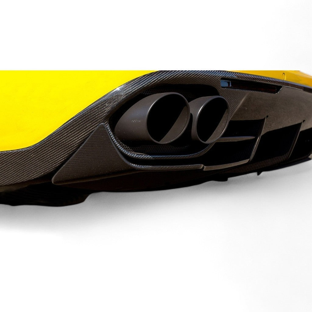 NOVITEC F6 888 79 Skirts for Diffuser Rear Bumper, Visible Carbon for FERRARI California 2008-2017 Photo-1