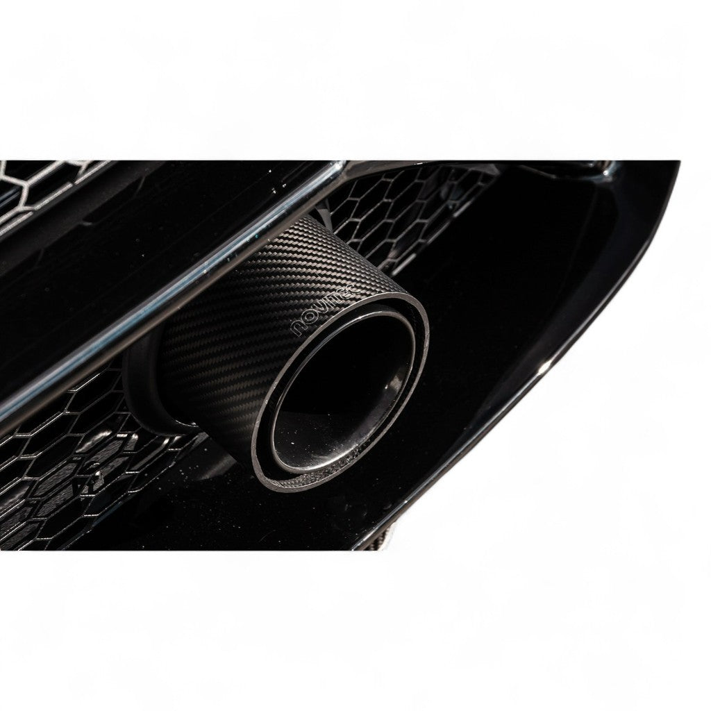 NOVITEC L1 222 80 Tailpipes Set, Carbon Matt for LAMBORGHINI Huracan Evo 2019- / Sterrato 2023- Photo-1