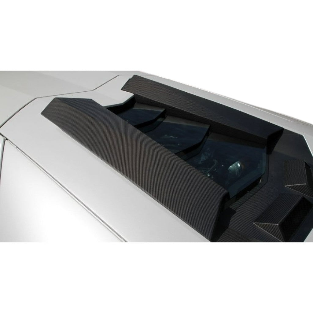 NOVITEC L6 111 35 Roof-Air-Scoop (Cars Without Glass-Bonnet), Visible Carbon for LAMBORGHINI Aventador Coupe / Roadster 2011-2021 Photo-1