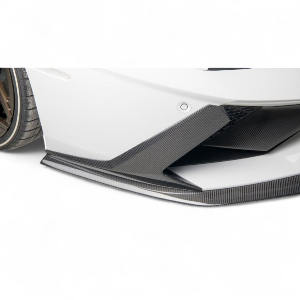 NOVITEC L6 111 66 Front Spoiler Attachement, Visible Carbon for LAMBORGHINI Aventador S / Aventador Ultimae Photo-1