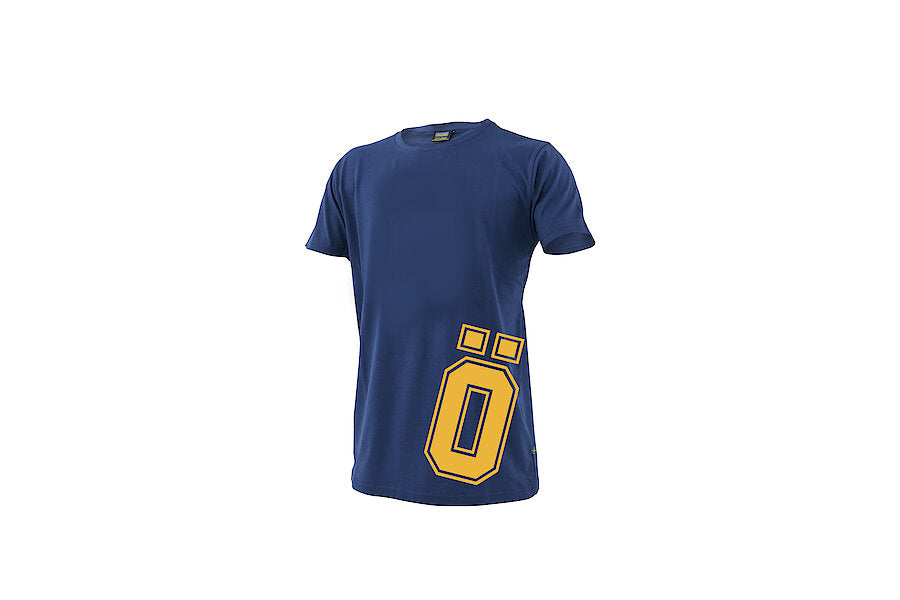 OHLINS 11324-04 T-Shirt Ö 100% combed cotton, Blue / Yellow Size L Photo-0