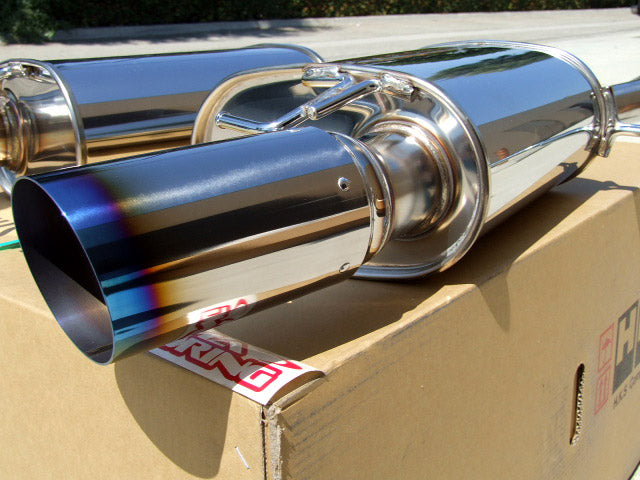 HKS 31013-BG001 Legamax Premium catback exhaust for BMW E90 335i, E92 335i (titanium tips) Photo-4