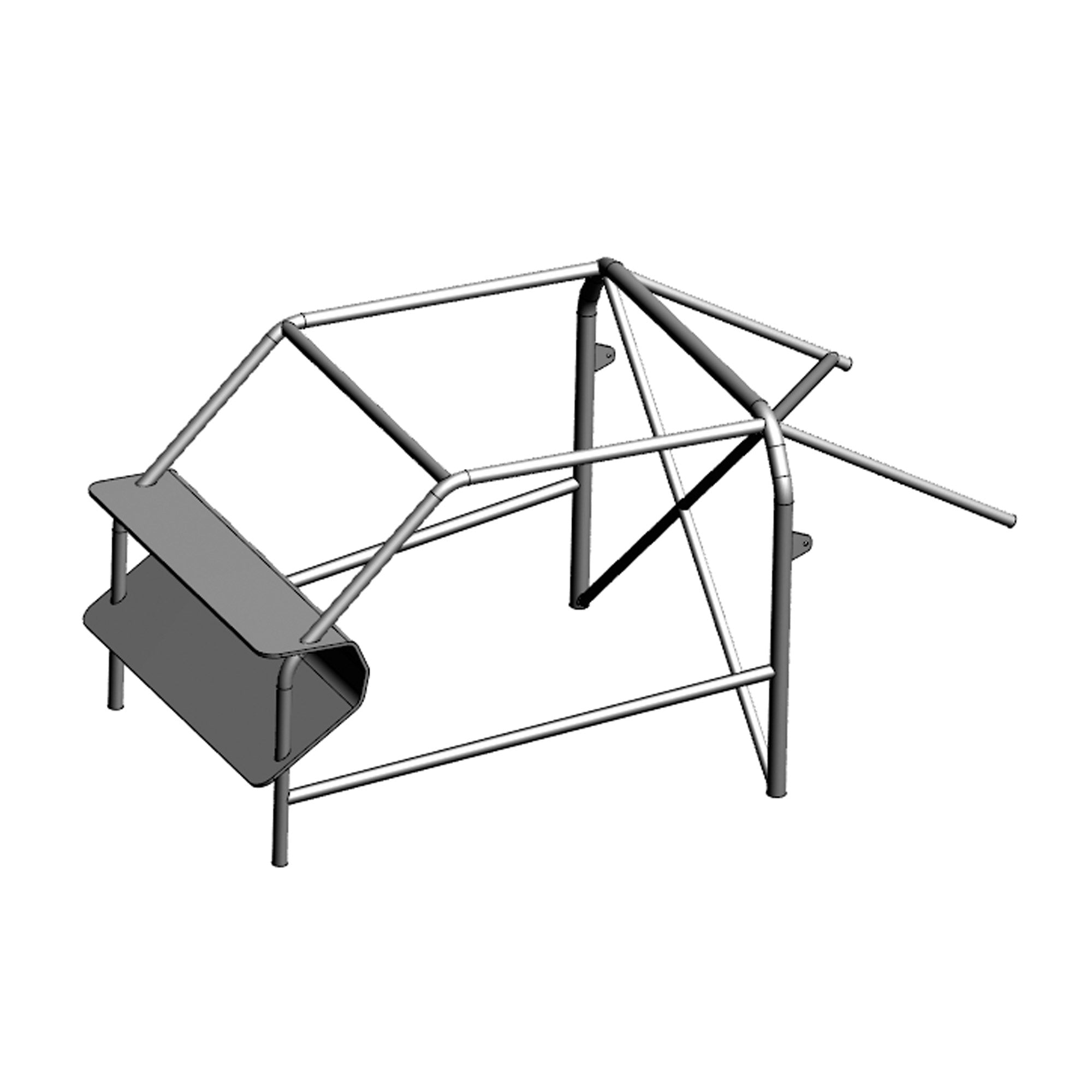 OMP AB0-0100-246 Roll Cage for MG 105 ZR 2001- Photo-0