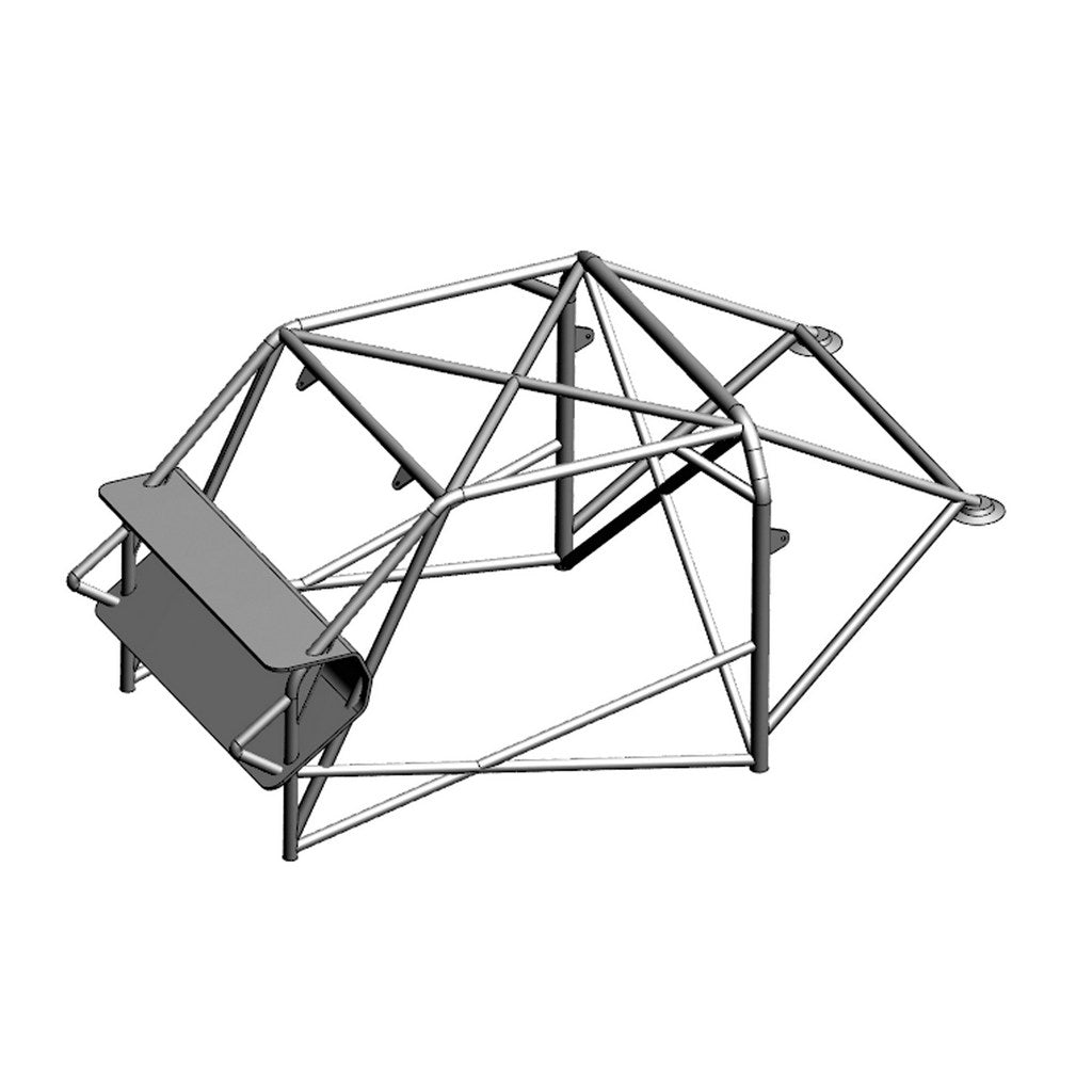 OMP AB0-0106-252A Roll Cage for MITSUBISHI Lancer EVO 9 2006- Photo-0