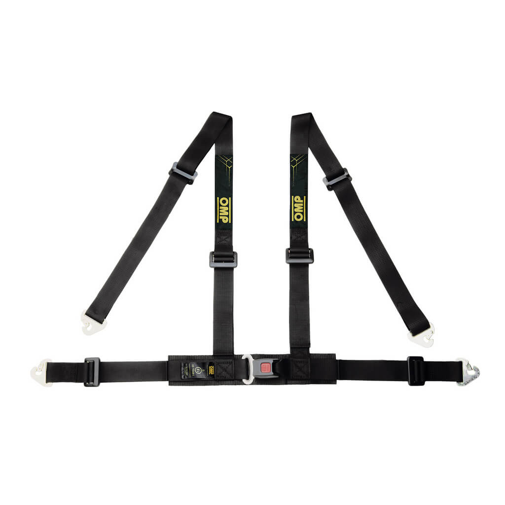 OMP DA0-0507-B01-071 Safety Harness for Road, 4-Point, 4M ECE 16-08, Black Photo-0