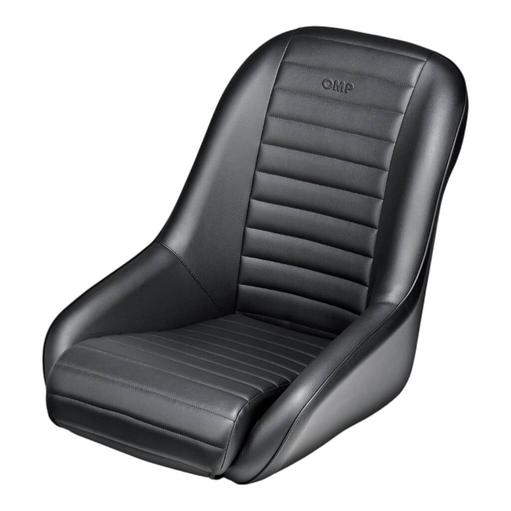OMP HA0-0756-A01-071 Vintage Seat Silverstone, Black Photo-0