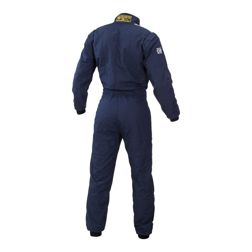 OMP IA0-1816-C01-042-58 Racing Suit Classic MY2021, FIA 8856-2018, Navy Blue, Size 58 Photo-1