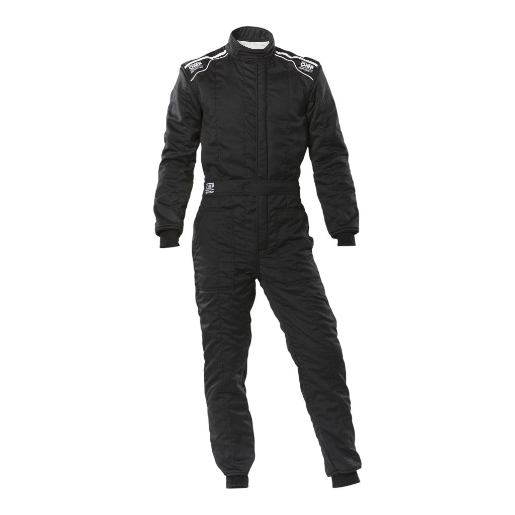 OMP IA0-1847-C01-071-XL Racing Suit Sport MY2020, FIA 8856-2018, Black, Size XL (58-60) Photo-0