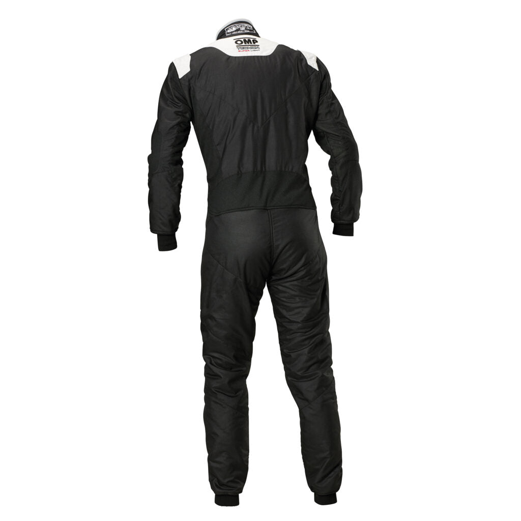 OMP IA0-1870-A01-171-62 Racing Suit Tecnica (Super Light), FIA 8856-2018, Black / Silver, Size 62 Photo-1
