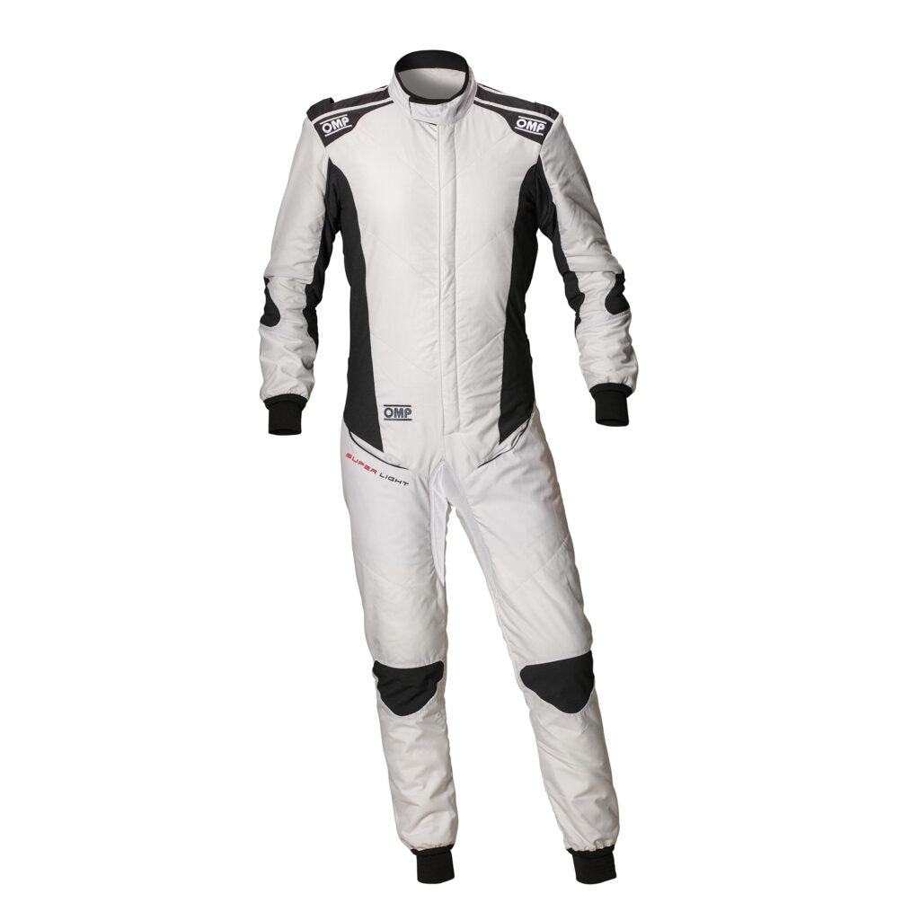 OMP IA0-1870-A01-373-54 Racing Suit Tecnica (Super Light), FIA 8856-2018, White / Anthracite, Size 54 Photo-0