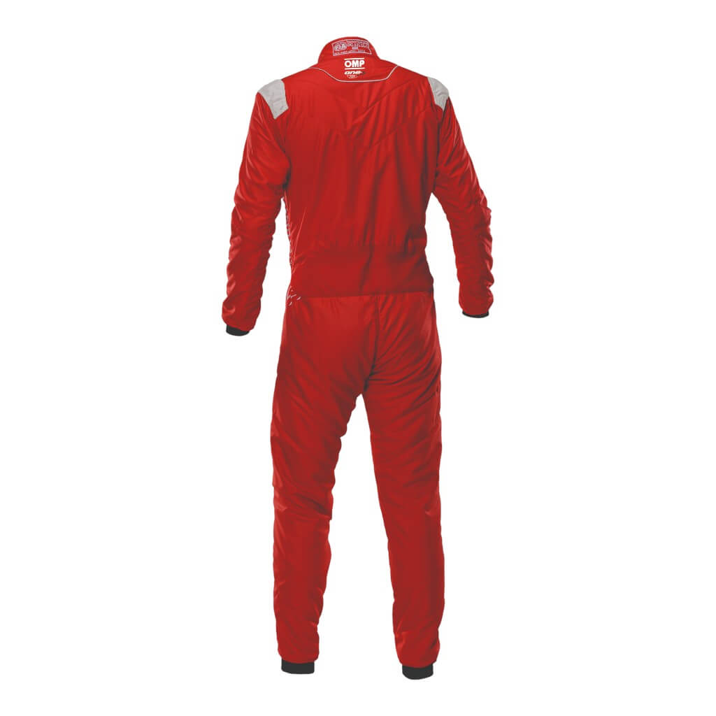 OMP IA0-1876-A01-063-60 Racing Suit One-S Air, FIA 8856-2018, Red/White, Size 60 Photo-1