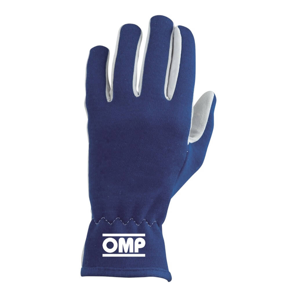 OMP IB0-0702-A01-041-XL Racing Gloves Rally, Blue, Size XL Photo-0