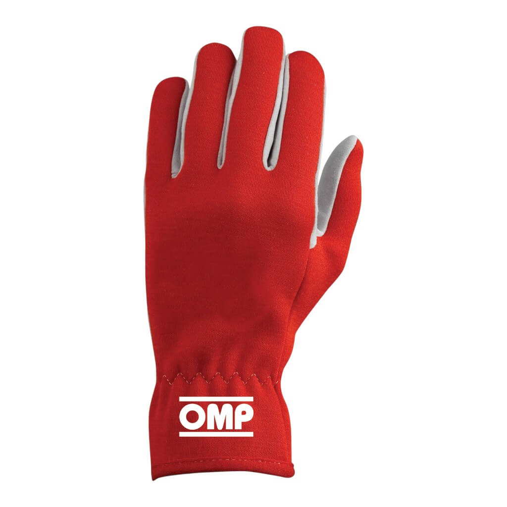OMP IB0-0702-A01-061-L Racing Gloves Rally, Red, Size L Photo-0