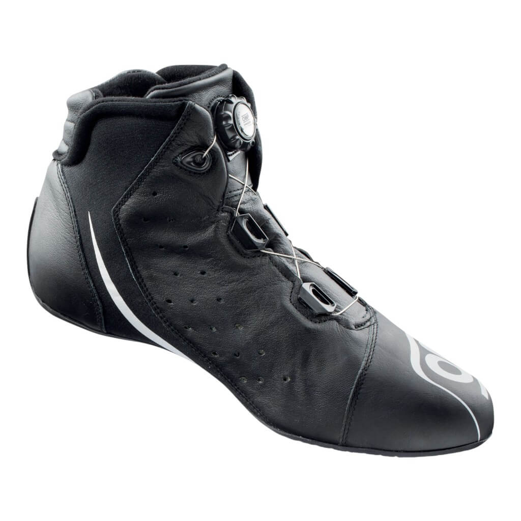 OMP IC0-0805-B01-071-46 Racing Shoes One Evo X R, FIA 8856-2018, Black, Size 46 Photo-0