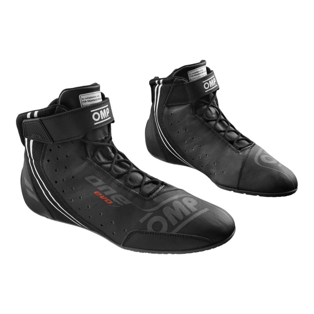 OMP IC0-0833-A01-071-42 Shoes One Evo X MY2024 FIA 8856-2018, Black, Size 42 Photo-0