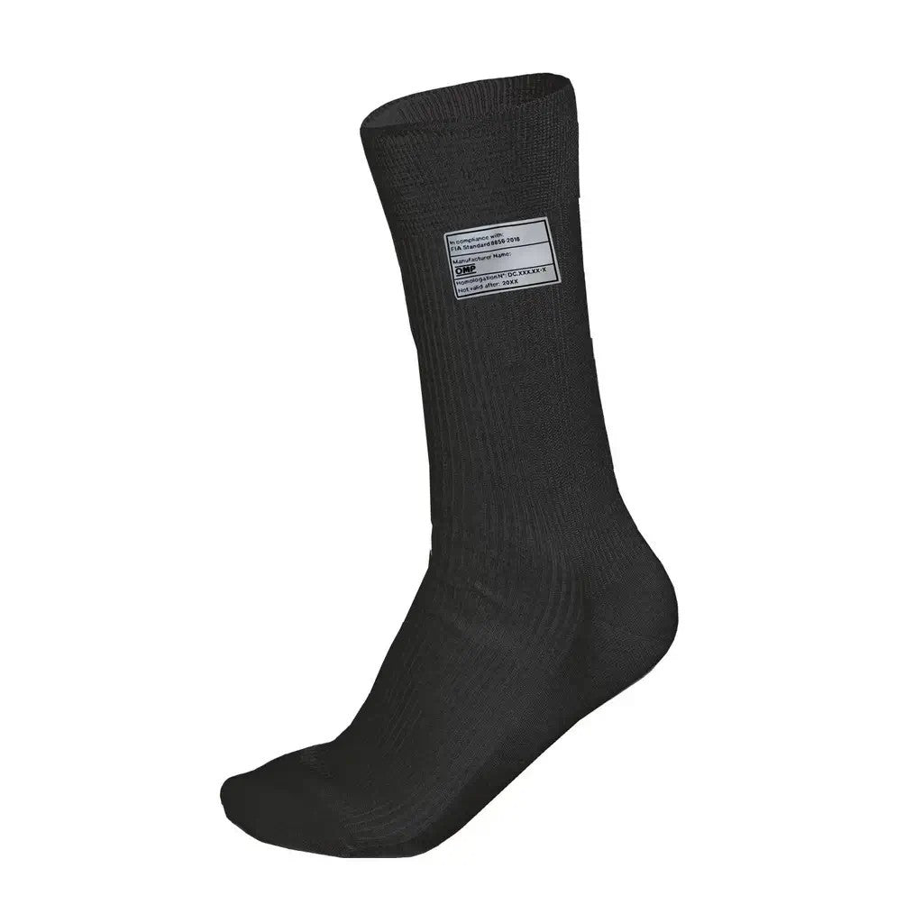 OMP IE0-0762-A01-071-S Racing Socks, FIA 8856-2018, Black, Size S Photo-0