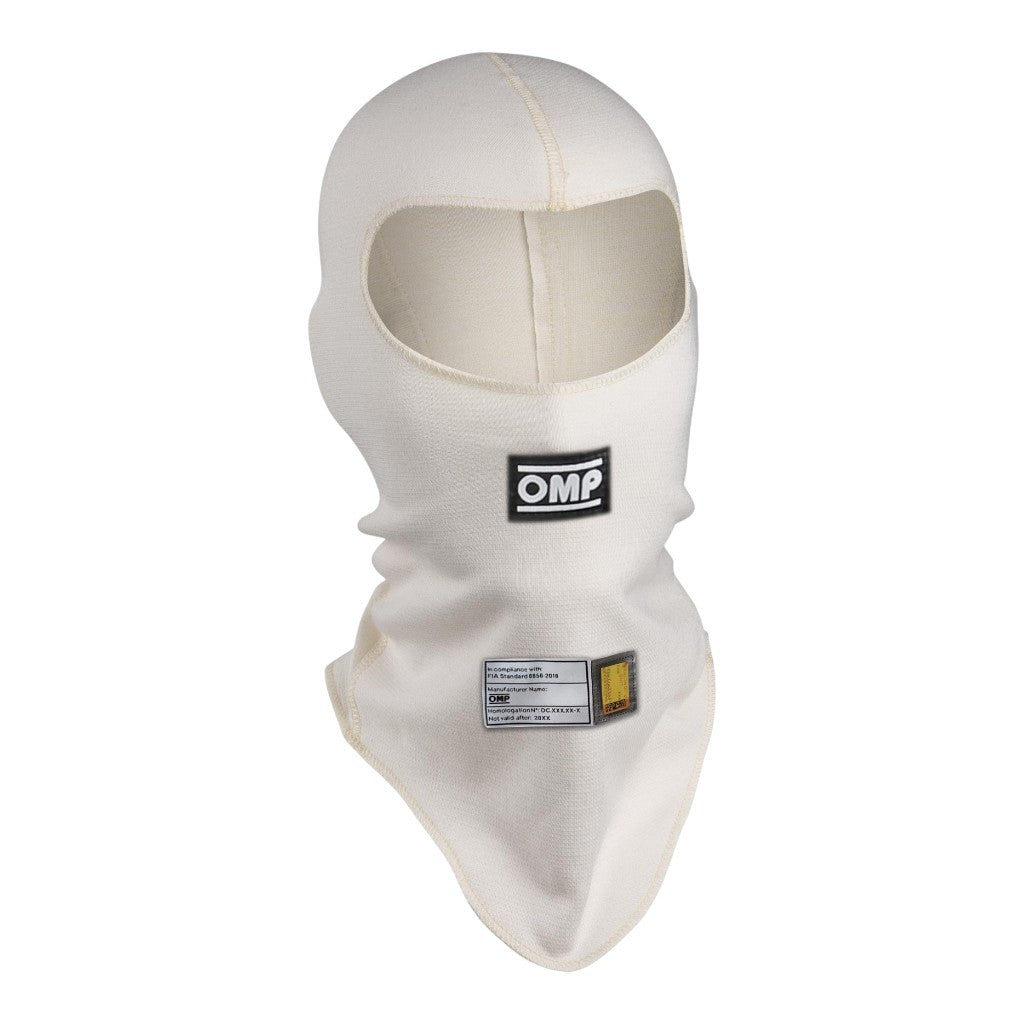 OMP IE0-0770-A01-020-M Balaclava First MY2022, FIA 8856-2018, White, Size M Photo-0