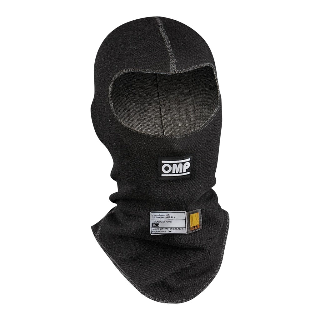 OMP IE0-0770-A01-071-S Balaclava First MY2022, FIA 8856-2018, Black, Size S Photo-0