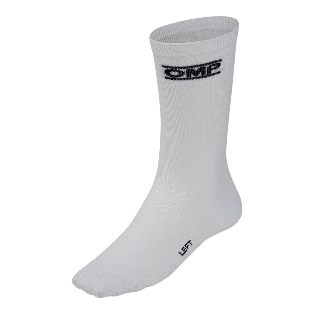 OMP IE0-0776-A01-020-M Racing Socks Tecnica MY2022, FIA 8856-2018, White, Size M Photo-0