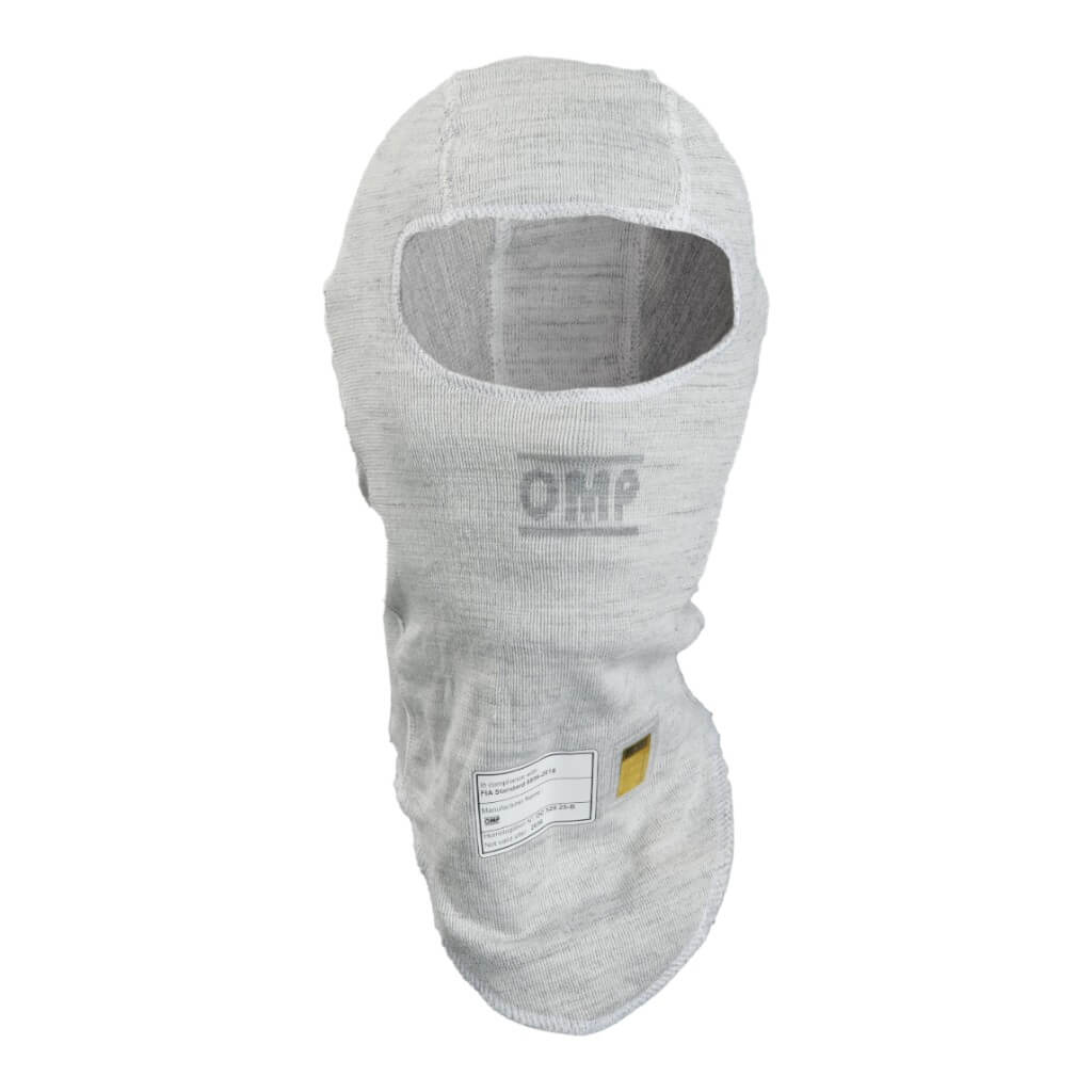 OMP IE0-0805-A01-025-LXL Balaclava Tecnica Evo MY2026, FIA 8856-2018, Silver, Size L/XL Photo-0