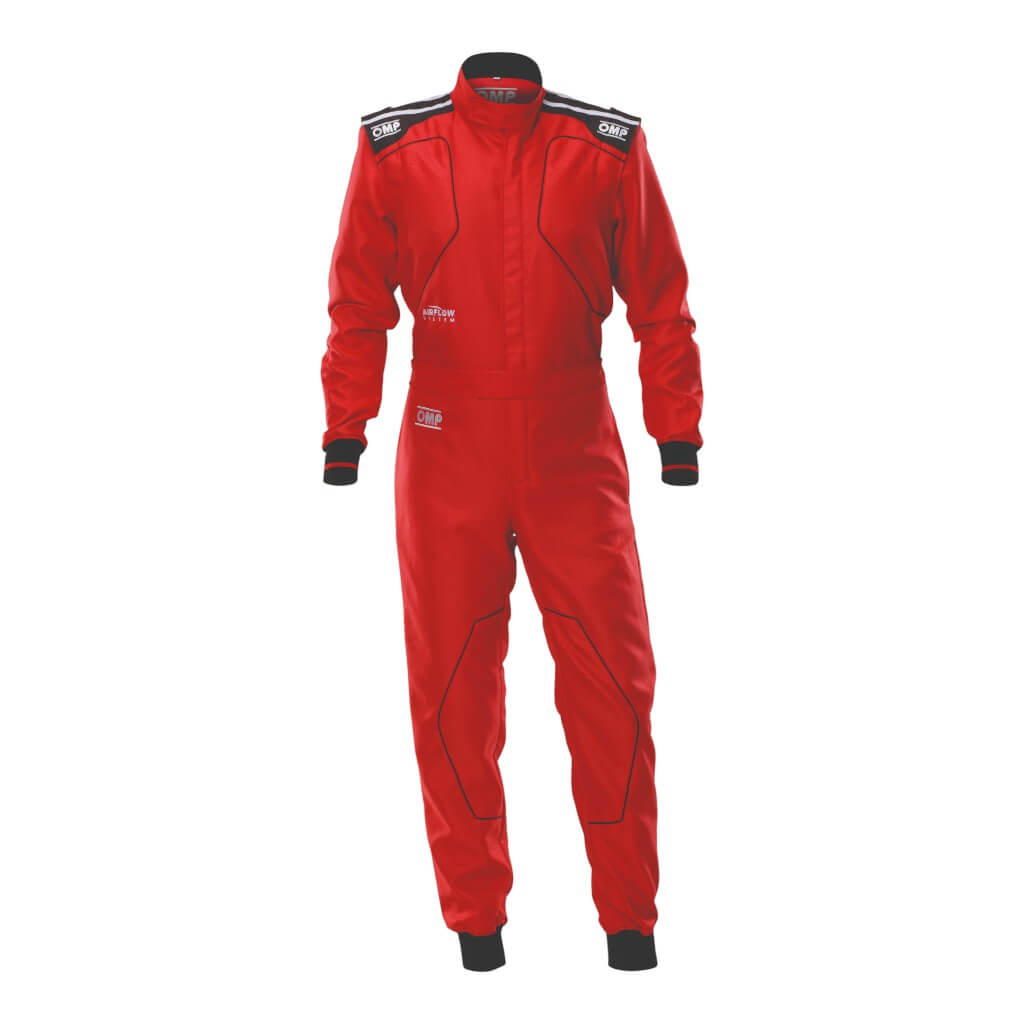OMP KA0-1735-AK1-061-150 Child Kart Suit KS-4 MY2026, Red, Size 150 Photo-0