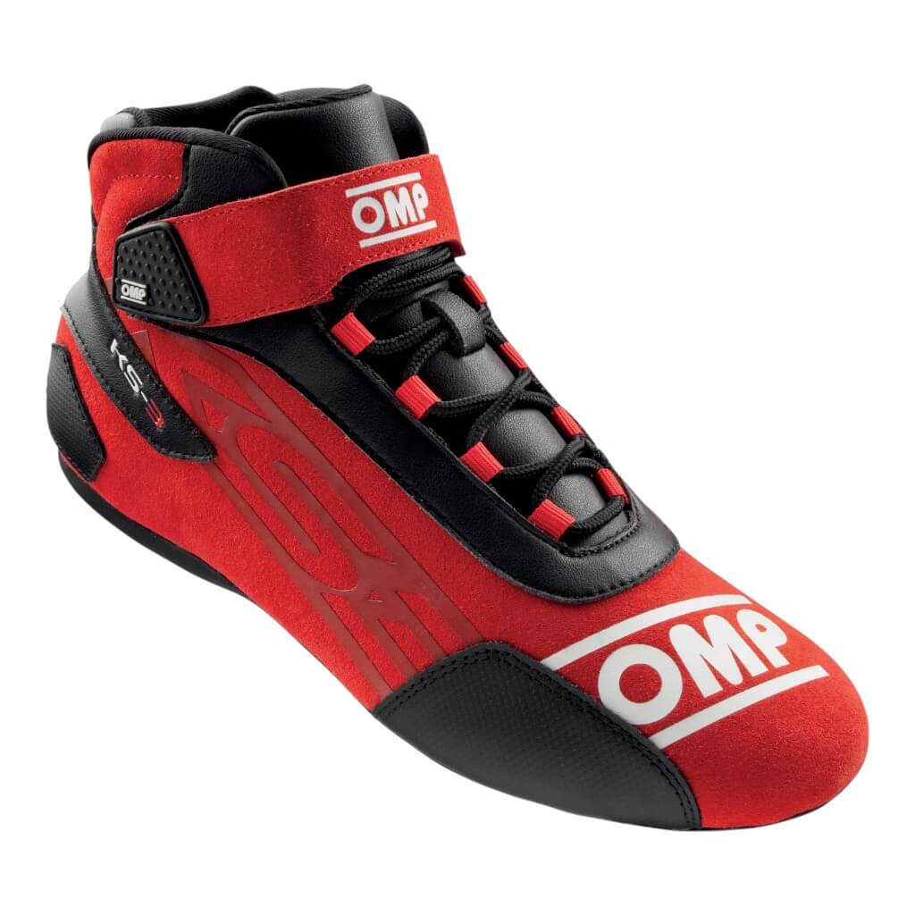 OMP KC0-0826-A01-060-34 Karting Shoes KS-3 MY2021, Red, Size 34 Photo-0