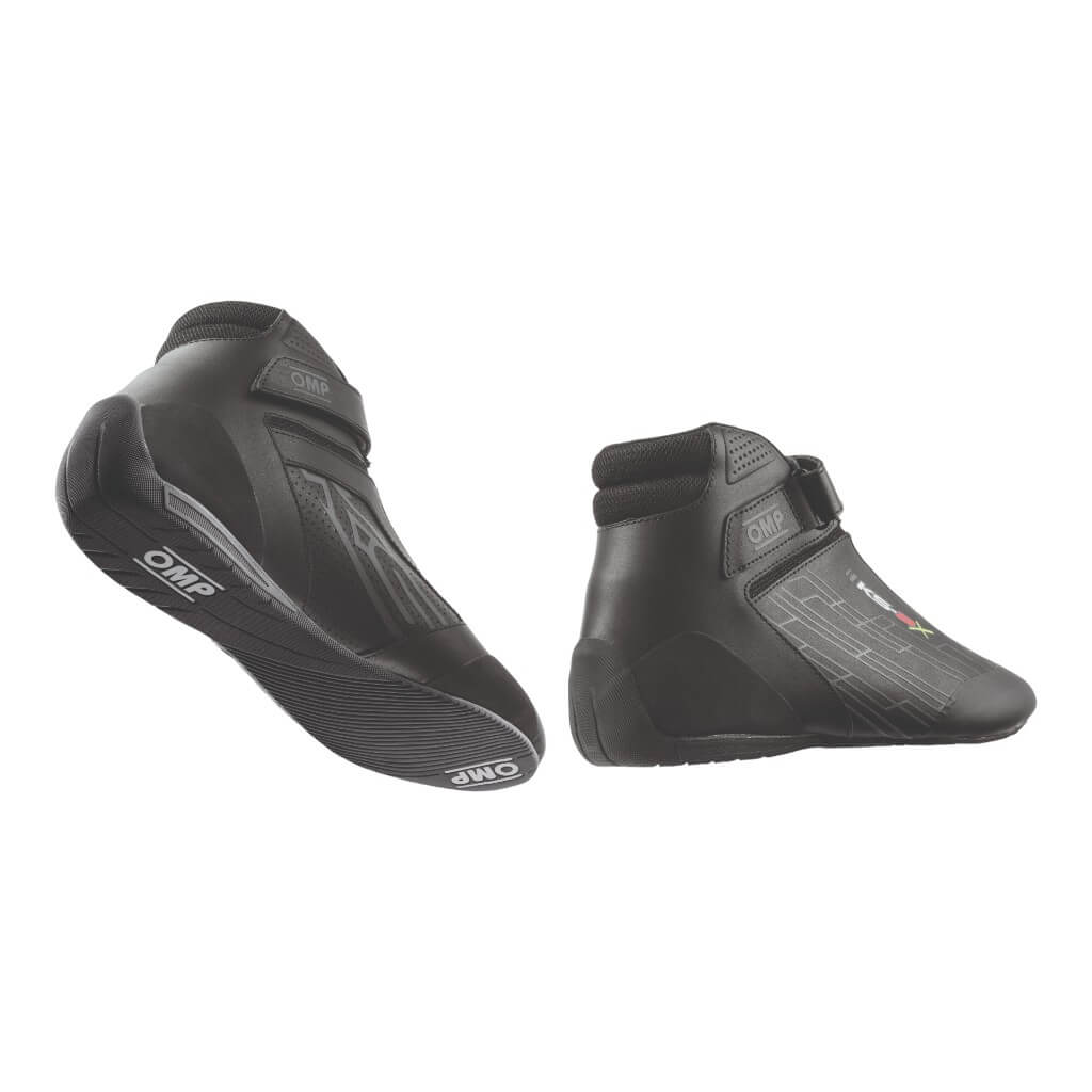 OMP KC0-0839-AK1-071-35 Child Kart Shoes KS-2X, FIA 8877-2022, Black, Size 35 Photo-1