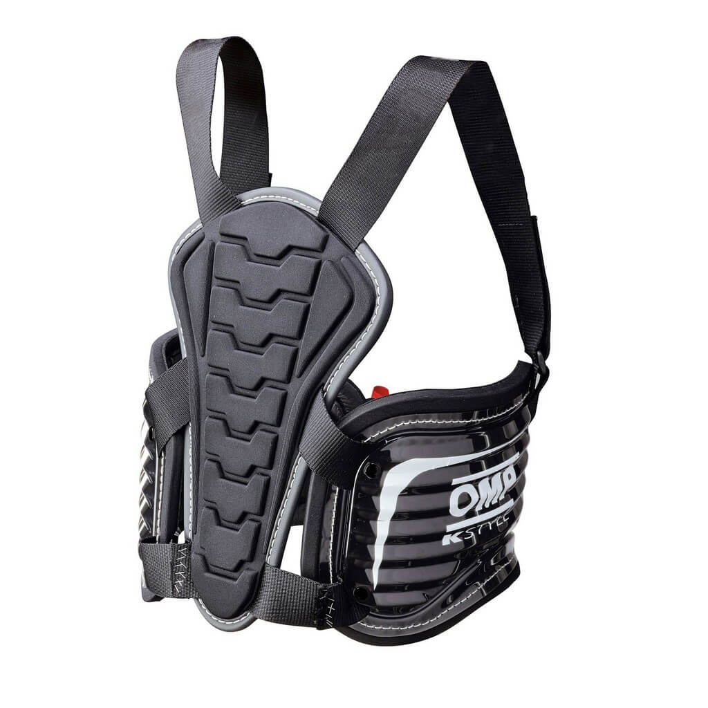 OMP KK0-0048-A01-071-XSS Karting Rib Protection, Black, Size XS/S Photo-0