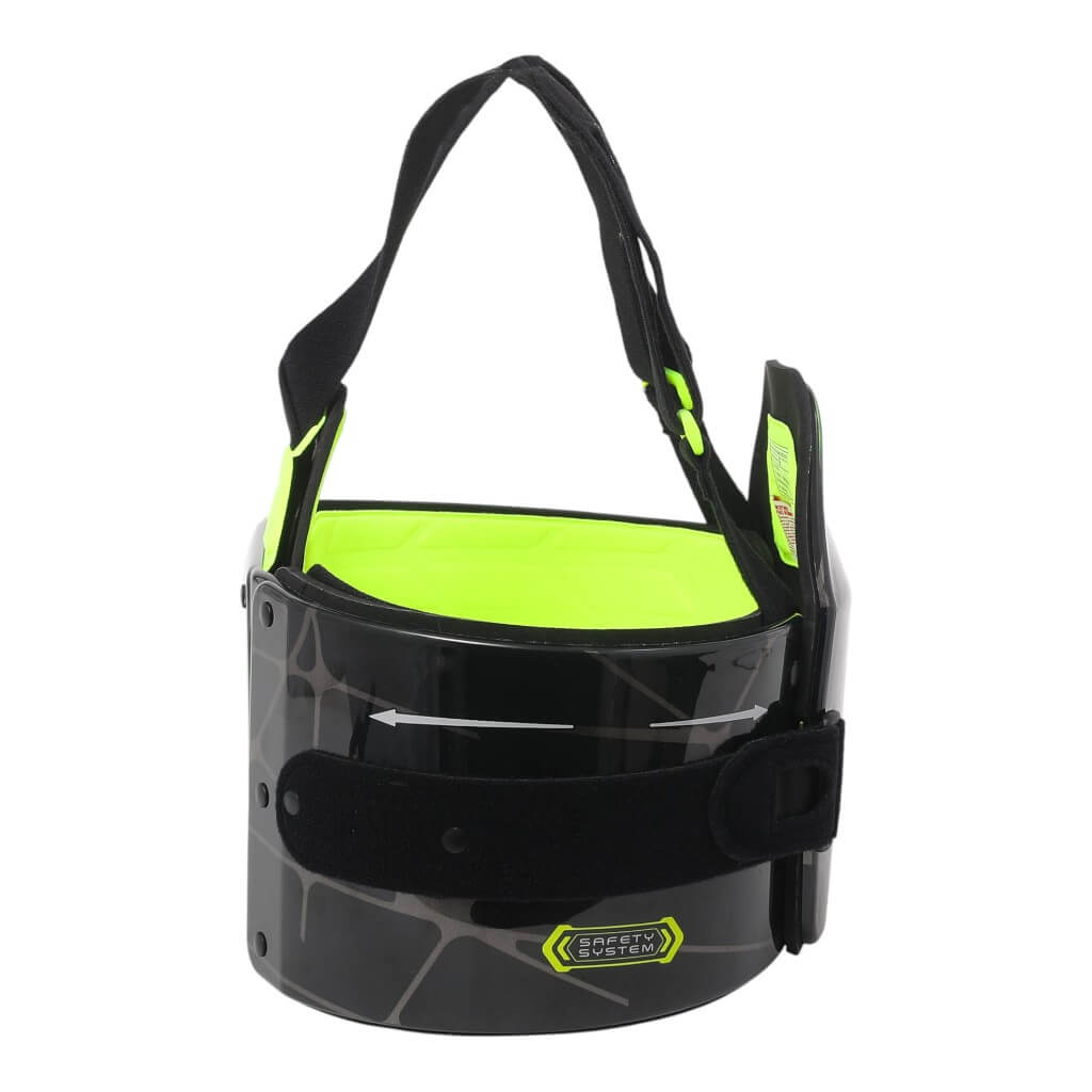 OMP KK0-0049-B01-178-L Karting Body Protection KS-1 Pro, Black/Fluo Yellow, Size L Photo-2