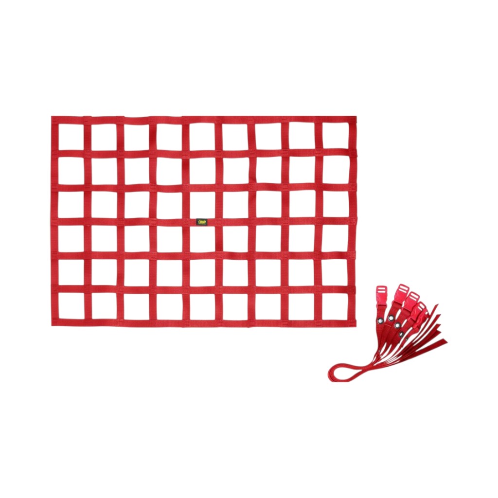 OMP NA0-1870-061 Nylon Window Net, Red Photo-0
