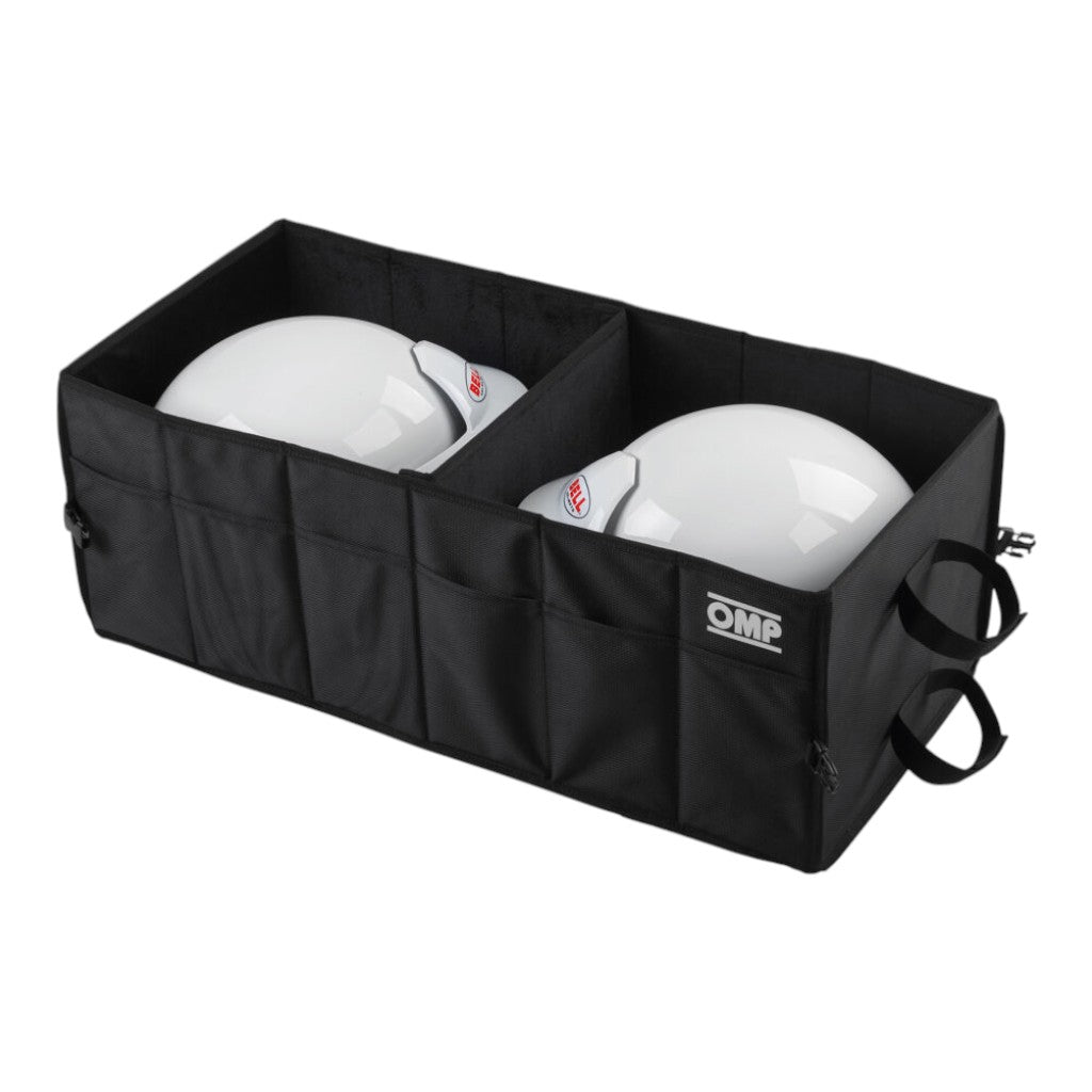 OMP NA0-1885-071 Foldable Helmet Box, Black Photo-0