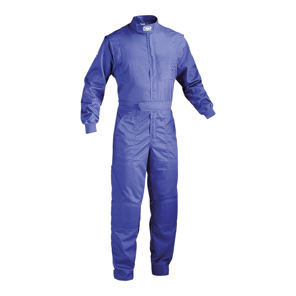 OMP NB0-1579-AK1-041-150 Mechanic Suit Summer (for Kids), Blue, Size 150 Photo-0