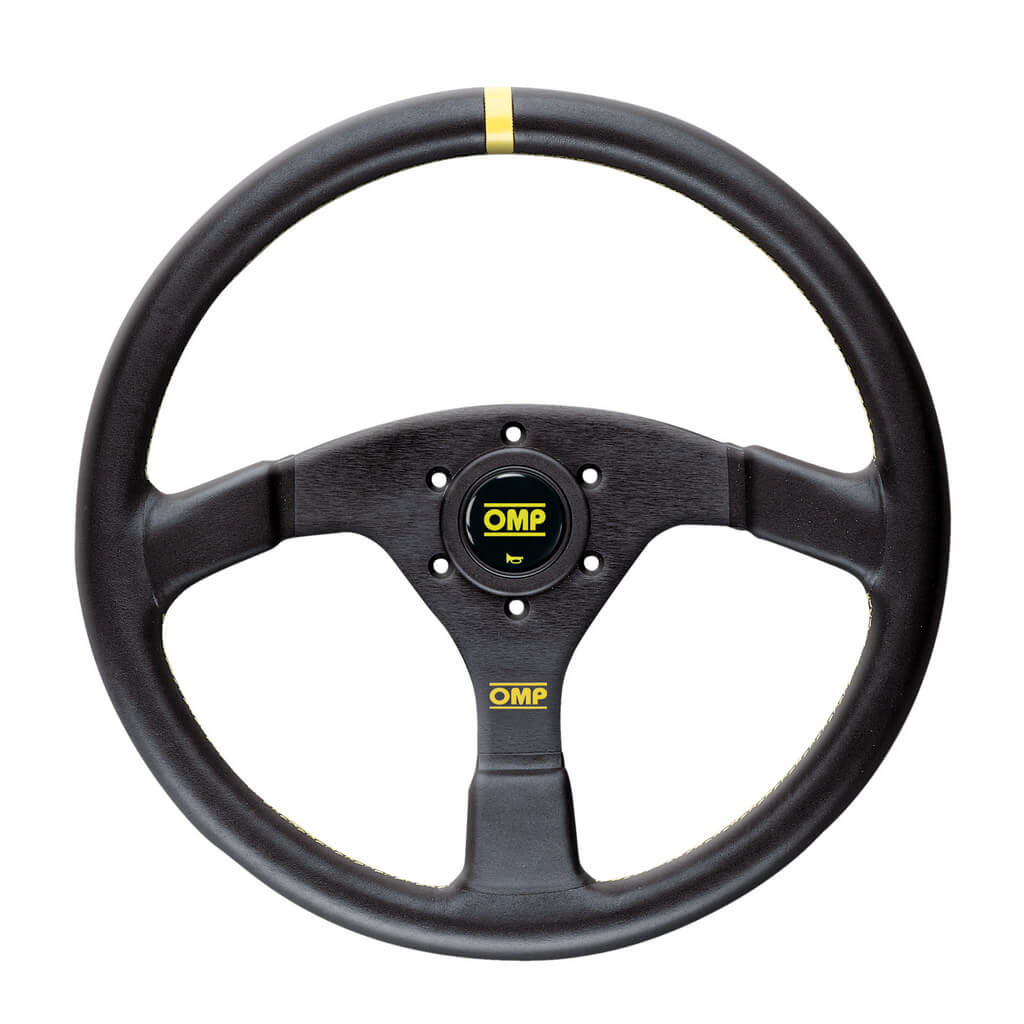 OMP OD0-1957-071 Steering Wheel Velocita 350mm, Black Leather Photo-0