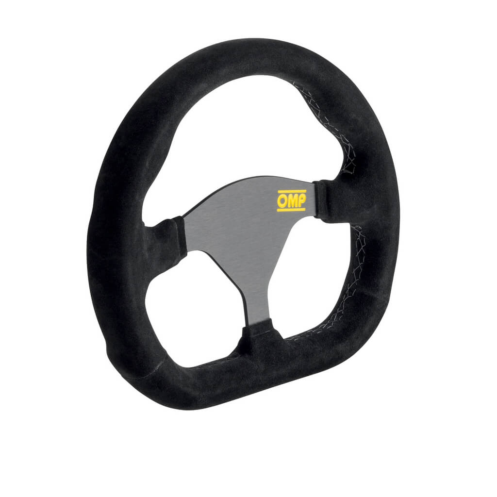 OMP OD0-1972-071 Steering Wheel Formula Quadro 250 x 230mm, Black Suede Photo-0