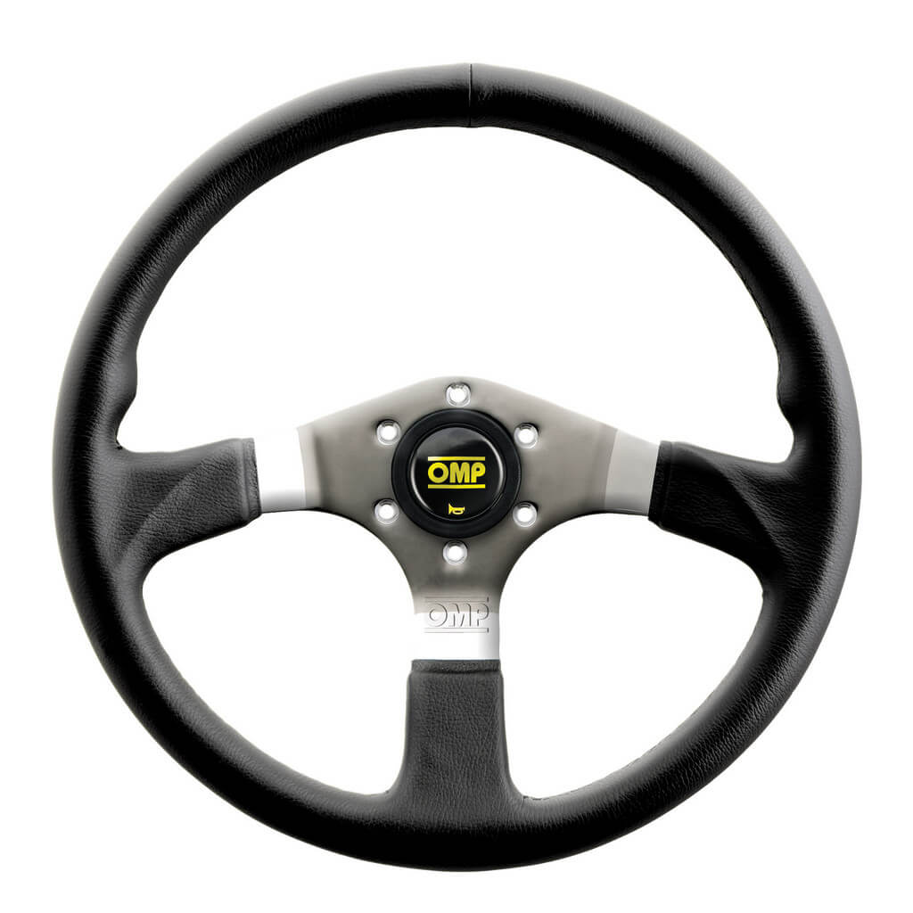 OMP OD0-2019-189 Steering Wheel Asso 350mm, Black Leather Photo-0