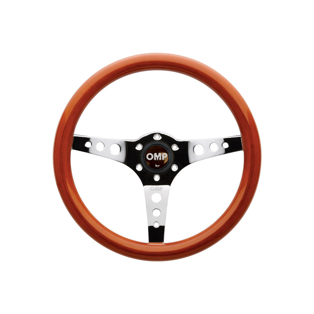 OMP OD0-2023-019 Steering Wheel Mugello 350mm, Wooden Photo-0