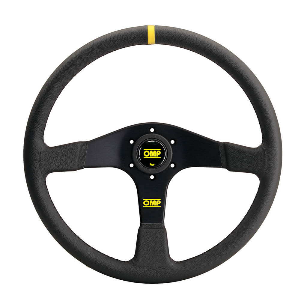 OMP OD0-2030-071 Steering Wheel Velocita 380mm, Black Leather Photo-0
