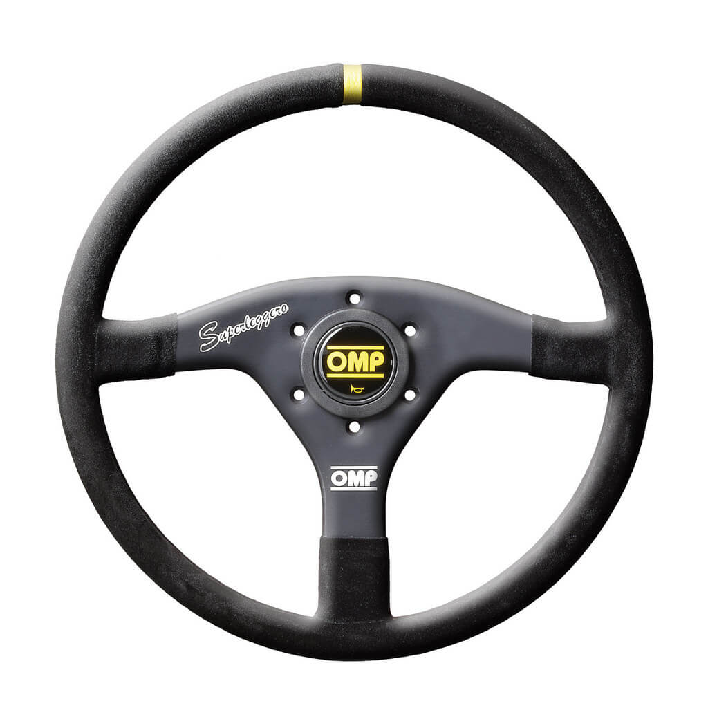 OMP OD0-2035-071 Steering Wheel Velocita Superleggero 320mm, Black Suede Photo-0