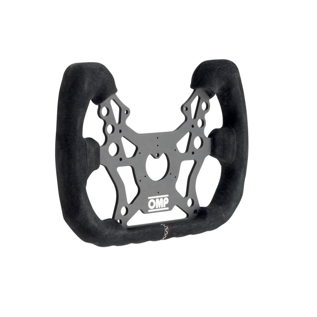 OMP OD0-2044-071 Steering Wheel Alu GT 315 x 226mm, Black Suede Photo-0