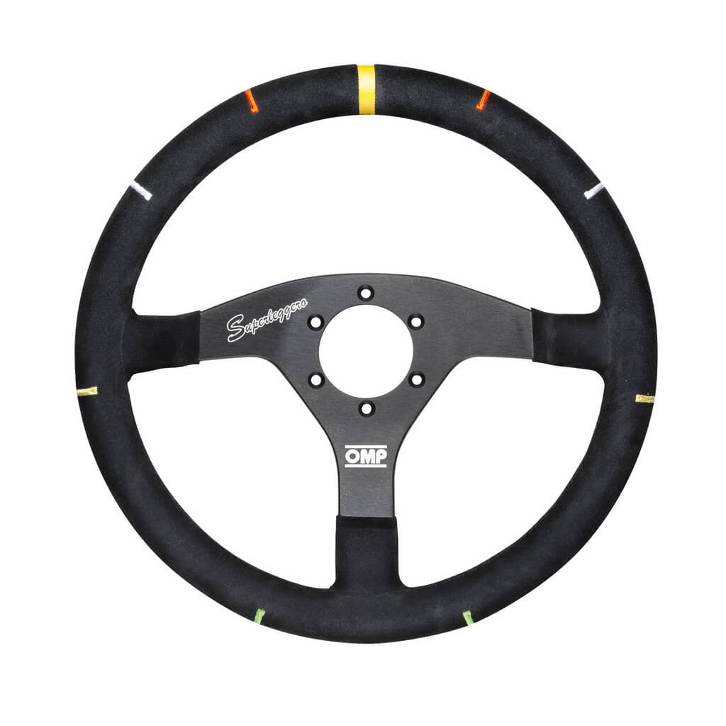 OMP OD0-2046-071 Steering Wheel Recce 350mm, Black Suede Photo-0