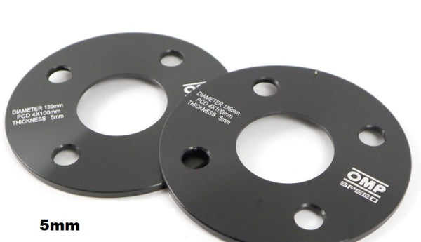 OMP OMPS08371501 Wheel spacer 4x98 (Thread 12x1.25) Black 2pcs Photo-1