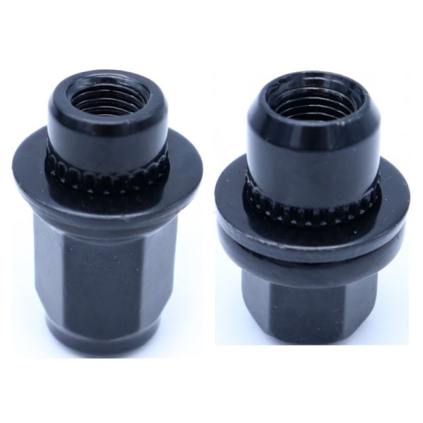 OMP OMPS09491401 Wheel Nut With Flat Washer M14X1.50 Hex 22 L: 46mm W: 34mm Black 20/BOX Photo-0