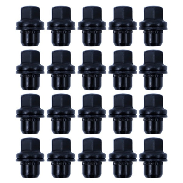 OMP OMPS09481201 Wheel Nut With Flat Washer M12X1.50 Hex 21 L: 47mm W: 30mm Black 24/BOX Photo-1