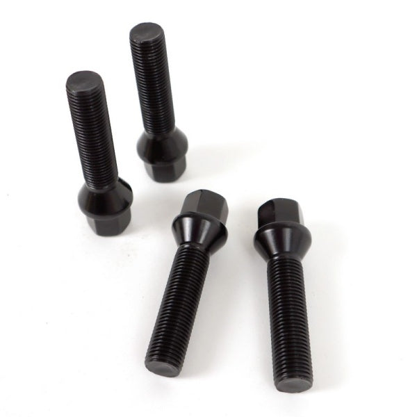 OMP OMPS09564001 Wheel bolt M14x1.25 HEX: 17 L: 40 CONIC Black 4pcs Photo-0