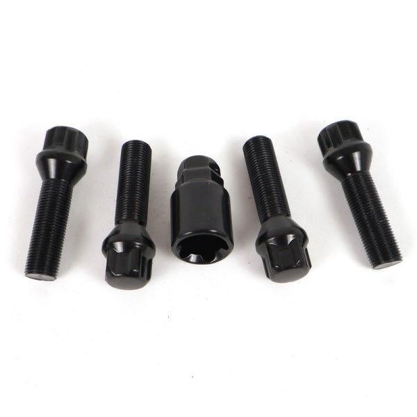 OMP OMPS09852801 Locking bolt M12x1.25 Hex: 17/19 L: 28mm Over all length: 55mm Cone Black 4+1/Blister Photo-0