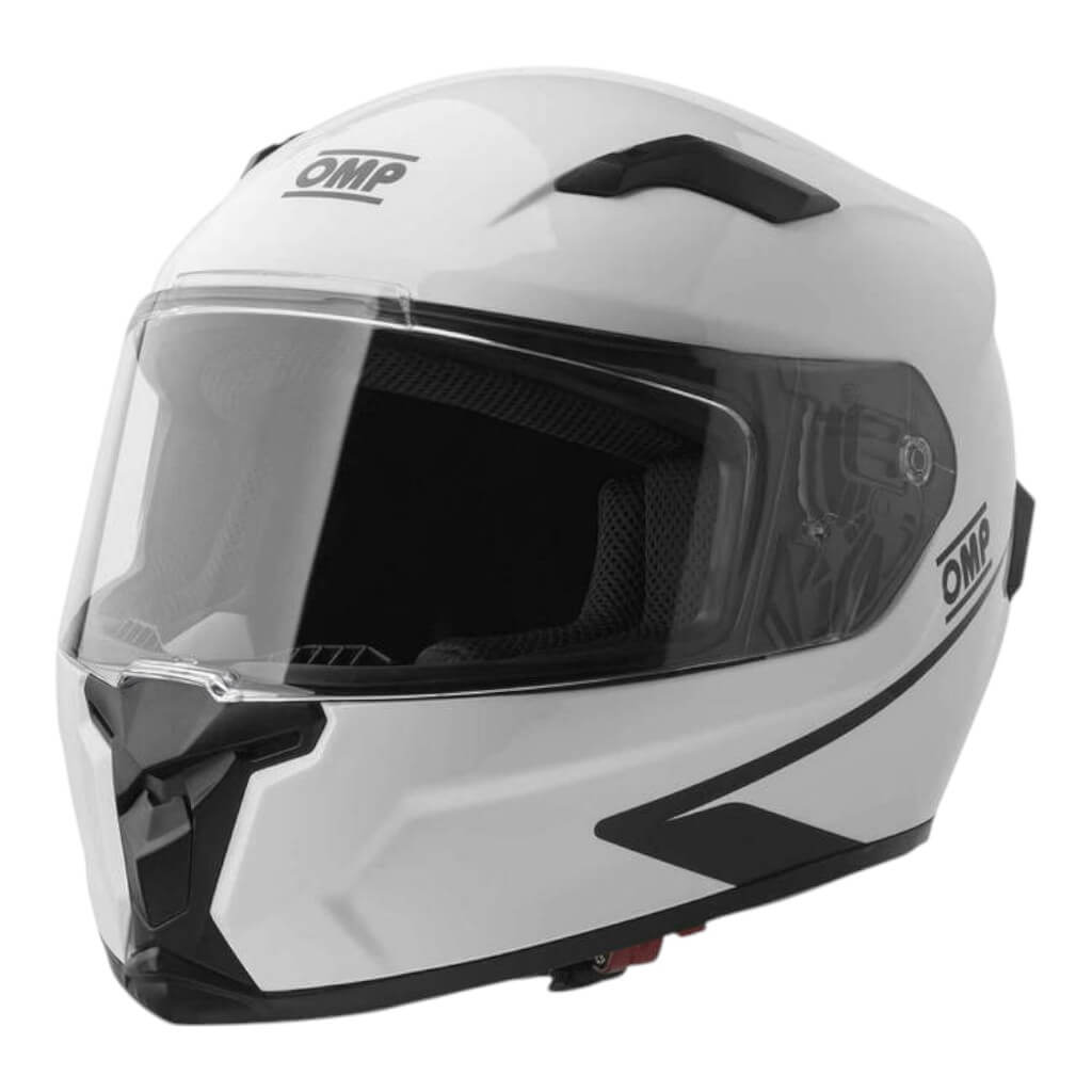 OMP SC0-0616-A01-020-S Full-Face Karting Helmet Circuit Evo2, White, Size S Photo-0