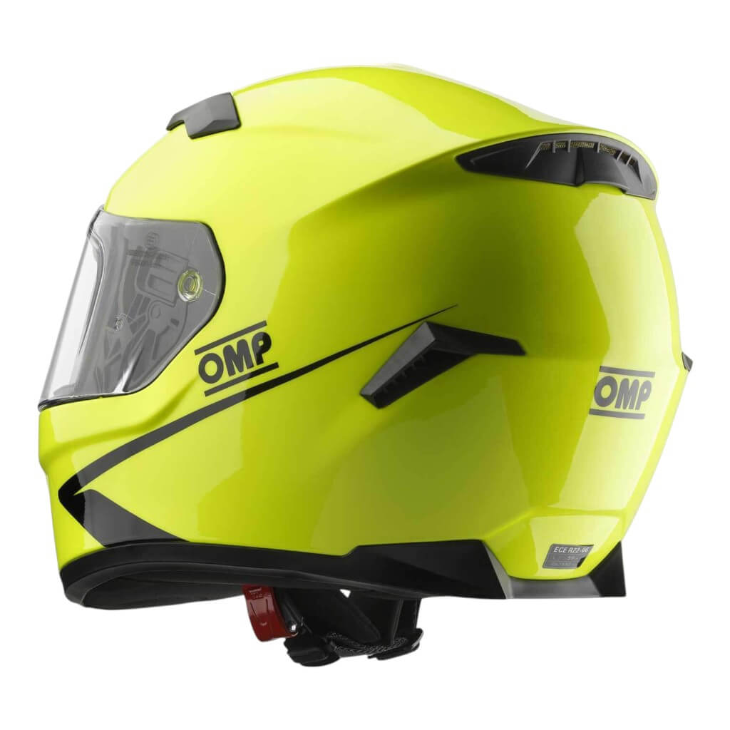 OMP SC0-0616-A01-099-XXL Full-Face Karting Helmet Circuit Evo2, Fluo Yellow, Size 2XL Photo-1