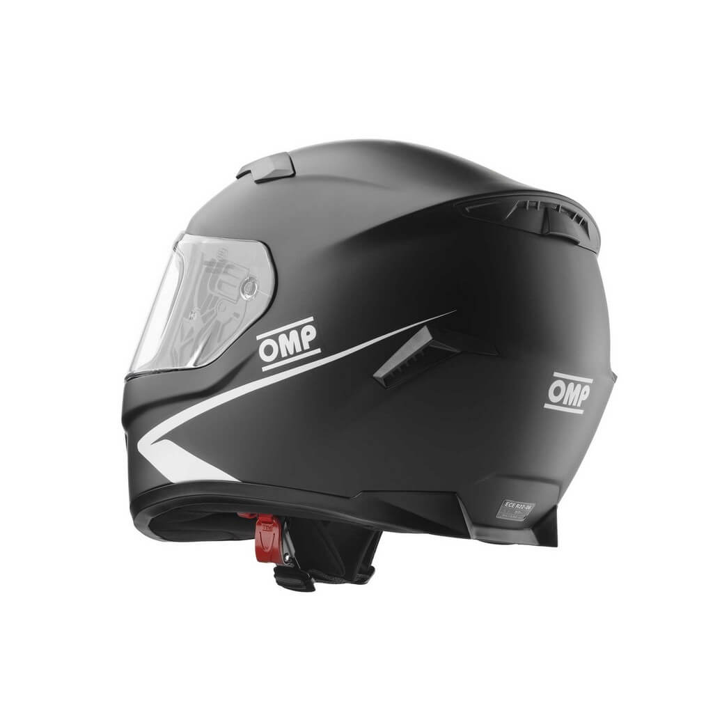 OMP SC0-0616-A01-170-XS Full-Face Karting Helmet Circuit Evo2, Matt Black, Size XS Photo-1